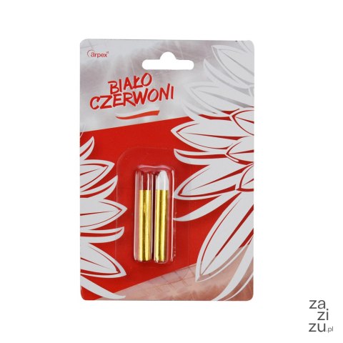 Kredki do twarzy "Biało-Czerwoni" 2szt. Kredki do twarzy "Biało-Czerwoni" 2szt.
