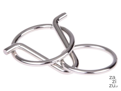 Metalowa układanka puzzle łamigłówka zagadka logiczna 9 ele ZA5066 Metalowa układanka puzzle łamigłówka zagadka logiczna 9 ele ZA5066