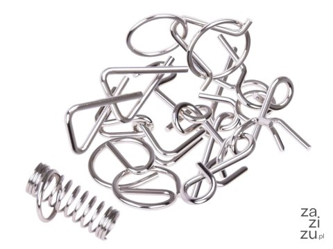 Metalowa układanka puzzle łamigłówka zagadka logiczna 9 ele ZA5066 Metalowa układanka puzzle łamigłówka zagadka logiczna 9 ele ZA5066