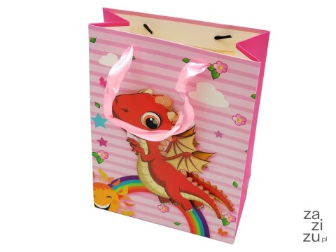 Torba prezentowa 3D DINOZAUR 18 x 24 x 8,5cm Torba prezentowa 3D DINOZAUR 18 x 24 x 8,5cm