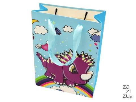 Torba prezentowa 3D DINOZAUR 18 x 24 x 8,5cm Torba prezentowa 3D DINOZAUR 18 x 24 x 8,5cm
