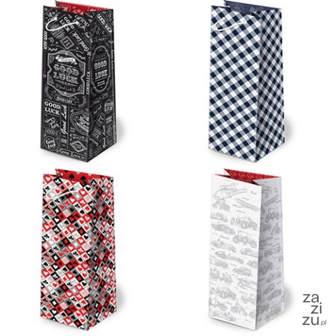 Torebki ozdobne 10szt. AL-2 set 29 Męskie 12 x 36,9 x 11 cm Torebki ozdobne 10szt. AL-2 set 29 Męskie 12 x 36,9 x 11 cm