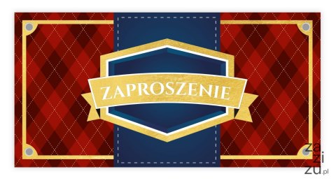 Zaproszenia 10szt DL Urodziny - 5 Zaproszenia 10szt DL Urodziny - 5