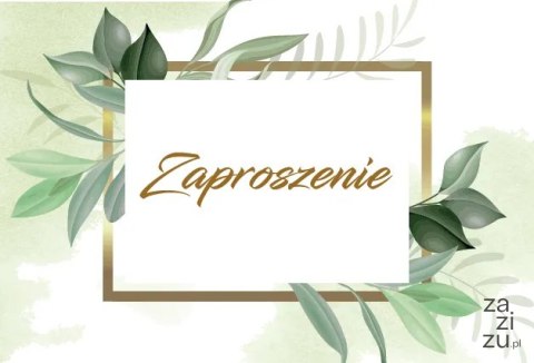 Zaproszenia 10szt ZA-109 Zaproszenia 10szt ZA-109