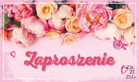 Zaproszenia 10szt. ZA-114 Zaproszenia 10szt. ZA-114