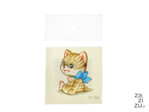 Zestaw tatuaży 12szt. KOTKI 6 x 6cm Zestaw tatuaży 12szt. KOTKI 6 x 6cm