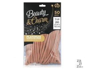 Balony do modelowania Beauty&Charm platynowe różowo-złote 50 szt. KK CB-MLGRZ Balony do modelowania Beauty&Charm platynowe różowo-złote 50 szt. KK CB-MLGRZ