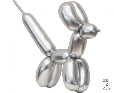 Balony do modelowania Beauty&Charm, platynowe srebrne, 50 szt. KK CB-MLSR Balony do modelowania Beauty&Charm, platynowe srebrne, 50 szt. KK CB-MLSR