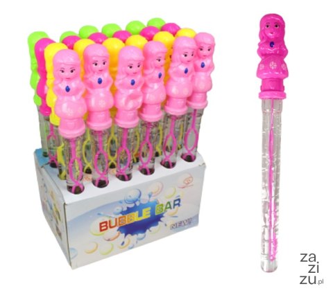 Bańki mydlane 24szt. DZIEWCZYNKA 100 ml 36 cm MIX KOLOR Bańki mydlane 24szt. DZIEWCZYNKA 100 ml 36 cm MIX KOLOR
