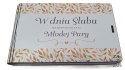 Banknotówka 9,5 x 16 cm ŚLUB ZŁOTE LIŚCIE 3302-ZŁ