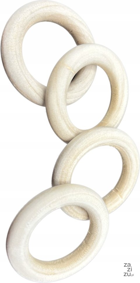 Drewniane ringi 4,5cm 4szt. RD-2068 Drewniane ringi 4,5cm 4szt. RD-2068
