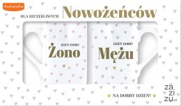 Kpl.2 kubków DZIEŃ DOBRY ŻONO MĘŻU Q 1015