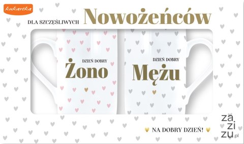 Kpl.2 kubków DZIEŃ DOBRY ŻONO MĘŻU Q 1015 Kpl.2 kubków DZIEŃ DOBRY ŻONO MĘŻU Q 1015