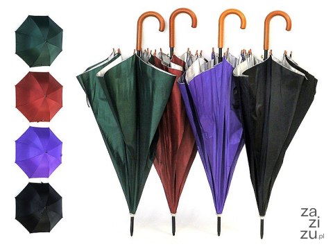 Parasol automatyczny dł.96cm dwukolorowy mix kolorów Parasol automatyczny dł.96cm dwukolorowy mix kolorów