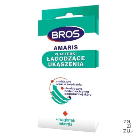 Plasterki łagodzące ukąszenia 20szt. bros Plasterki łagodzące ukąszenia 20szt. bros