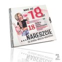 Pudełko na pieniądze 16 x 16cm kwadratowa 18stka Dowód Dziewczyna 3308-DD18