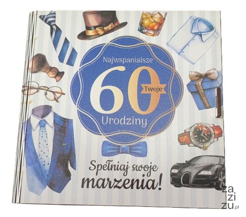 Pudełko na pieniądze 16 x 16cm kwadratowa 60-siątka kolor PAN GADŻET 3308-PNG60 Pudełko na pieniądze 16 x 16cm kwadratowa 60-siątka kolor PAN GADŻET 3308-PNG60