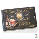 Pudełko na pieniądze 16 x 9,5cm banknotówka na 30 urodziny WHISKY 3302-WH30