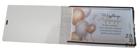 Pudełko na pieniądze 16 x 9,5cm banknotówka na 30 urodziny kolor ELEGANT PAN 3302-EPN30 Pudełko na pieniądze 16 x 9,5cm banknotówka na 30 urodziny kolor ELEGANT PAN 3302-EPN30