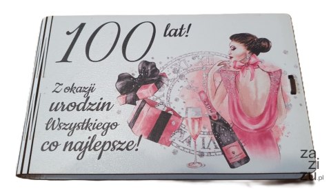 Pudełko na pieniądze 9,5 x 16cm banknotówka kolor 100 lat ELEGANT PANI 3302-EPI100 Pudełko na pieniądze 9,5 x 16cm banknotówka kolor 100 lat ELEGANT PANI 3302-EPI100