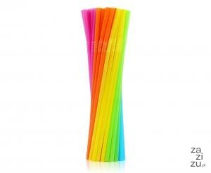 Rurki (słomki) łamane wielokrotnego użytku, różne kolory 5x210mm/ 50 szt. RW-LKR5 Rurki (słomki) łamane wielokrotnego użytku, różne kolory 5x210mm/ 50 szt. RW-LKR5