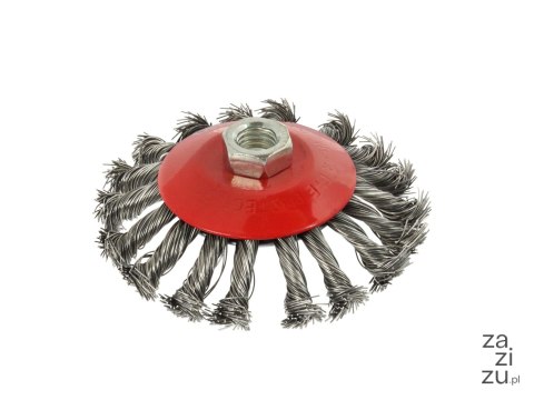 Szczotka druciana boczna pleciona 115mm M14 G00606 Szczotka druciana boczna pleciona 115mm M14 G00606