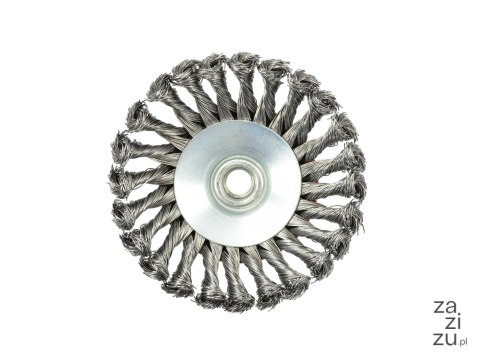 Szczotka druciana boczna pleciona 125mm M14 G00607 Szczotka druciana boczna pleciona 125mm M14 G00607