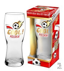 Szklanka do piwa Golding 500ml - Gool Polska! Szklanka do piwa Golding 500ml - Gool Polska!