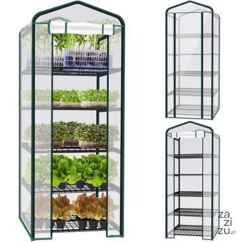 Szklarnia foliowa mini - 5 półek 23359 Szklarnia foliowa mini - 5 półek 23359