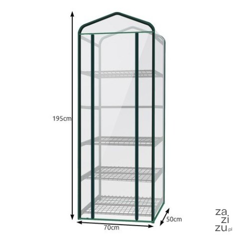 Szklarnia foliowa mini - 5 półek 23359 Szklarnia foliowa mini - 5 półek 23359