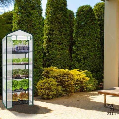 Szklarnia foliowa mini - 5 półek 23359 Szklarnia foliowa mini - 5 półek 23359