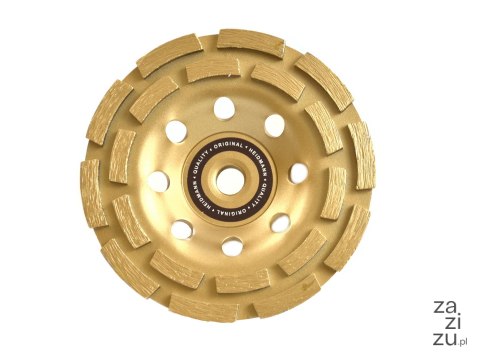 Tarcza diamentowa segmentowa duble do szlifowania betonu 125mm M14 Heidmann Tarcza diamentowa segmentowa duble do szlifowania betonu 125mm M14 Heidmann