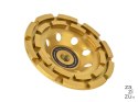 Tarcza diamentowa segmentowa duble do szlifowania betonu 125mm M14 Heidmann