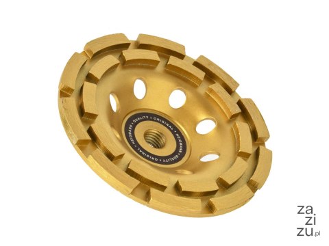 Tarcza diamentowa segmentowa duble do szlifowania betonu 125mm M14 Heidmann Tarcza diamentowa segmentowa duble do szlifowania betonu 125mm M14 Heidmann