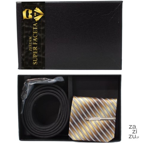 Zestaw upominkowy pasek i krawat w opakowaniu prezentowym 21 x 13.5 x 5.5 cm Zestaw upominkowy pasek i krawat w opakowaniu prezentowym 21 x 13.5 x 5.5 cm