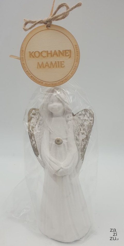 Anioł guziczek dla Kochanej Mamy 17cm | A-11 Anioł guziczek dla Kochanej Mamy 17cm | A-11