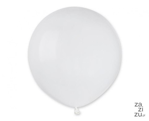 Balony G19 pastel 19" - White 001 / 25 szt. Balony G19 pastel 19" - White 001 / 25 szt.
