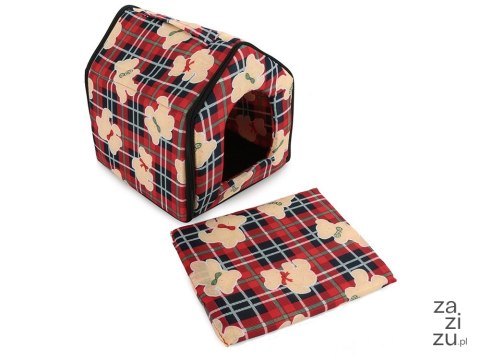 Buda domek legowisko dla psa kota budka kojec 32 x 30 x 34cm Buda domek legowisko dla psa kota budka kojec 32 x 30 x 34cm