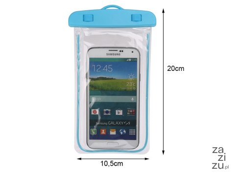 Etui wodoodporne pokrowiec na telefon basen plażę kajak case do telefonu niebieskie Etui wodoodporne pokrowiec na telefon basen plażę kajak case do telefonu niebieskie