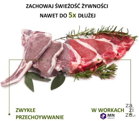 Folia moletowa torebki do zgrzewarki próżniowej 20 x 30 cm 50szt. 4193 Folia moletowa torebki do zgrzewarki próżniowej 20 x 30 cm 50szt. 4193