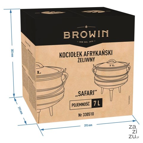 Kociołek żeliwny 7l afrykański - Safari Kociołek żeliwny 7l afrykański - Safari