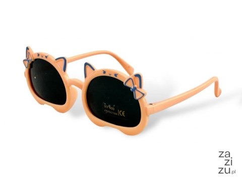 Okulary przeciwsłoneczne dziecięce+filtr UV KOTKI 750786 Okulary przeciwsłoneczne dziecięce+filtr UV KOTKI 750786