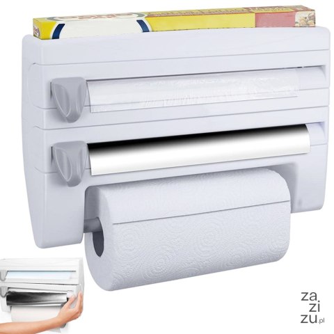Podajnik do folii i papieru organizer kuchenny 4w1 Podajnik do folii i papieru organizer kuchenny 4w1