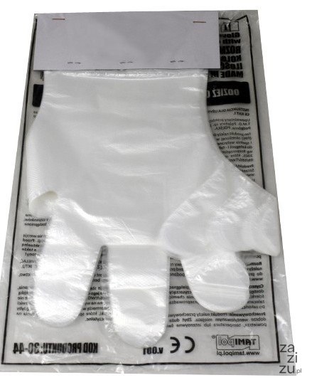 Rękawice foliowe HDPE 100szt roz XL Rękawice foliowe HDPE 100szt roz XL