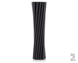 Słomki papierowe 8 x 252mm czarne 200 szt. RP-CZSH