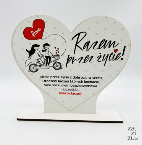 Stojak serce pojedyncze kolor ROWER 3303-RR- Rowerem przez życie Stojak serce pojedyncze kolor ROWER 3303-RR- Rowerem przez życie